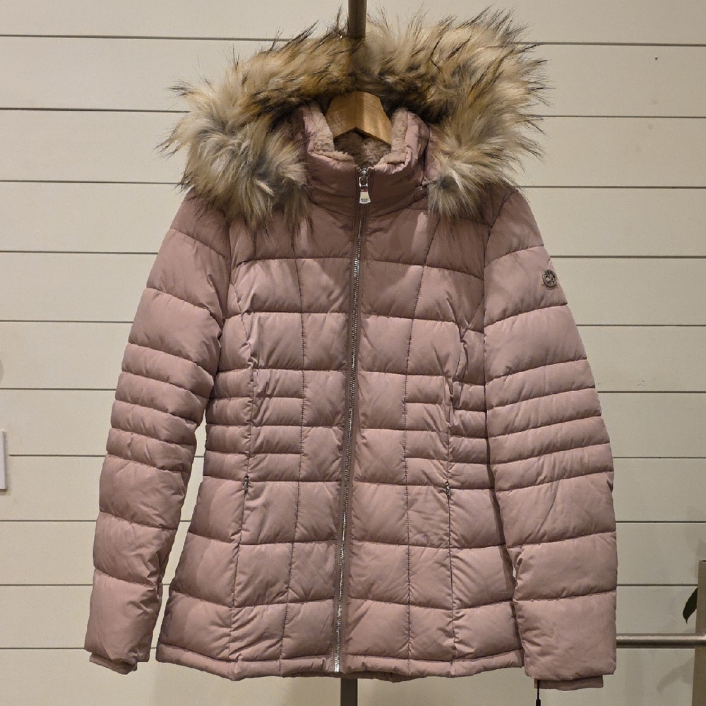 Calvin Klein Women's Pink Puffer Jacket